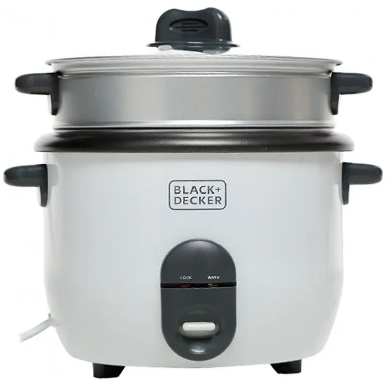 Black+Decker Non-Stick Rice Cooker, 1.8 Liters – RC1860 Black+Decker Non-Stick Rice Cooker, 1.8 Liters – RC1860